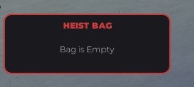 Heist Bag system (virtual drills, no tool lag)